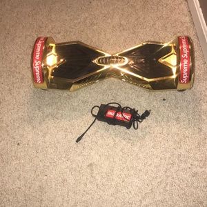 Gold hover board supreme